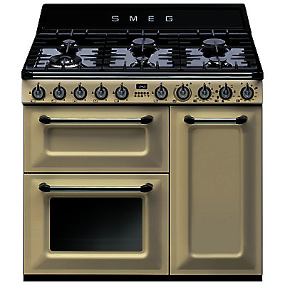 Smeg Victoria Dual Fuel Range Cooker Cream